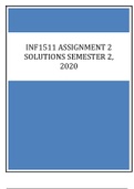 INF1511  Assignment 2 Solution, Semester 2