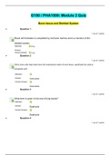 G150 &sol; PHA1500 Module 02 Quiz &lpar;LATEST&comma; 2020&rpar; &colon; Bone tissue and Skeletal System&colon; Structure and Function of the Human Body&colon; Rasmussen College &lpar;ANSWERS VERIFIED ALL CORRECT&rpar; 
