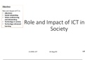 CHAPTER 12: ROLE AND IMPACT OF IT IN THE SOCIETY (A level IT 9626)