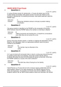 NURS 6650 Final Exam - Question and Answers