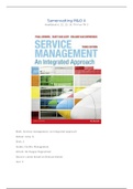 Samenvatting M&O 4 Service Management Looy