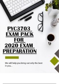 PYC3703 EXAM PACK 2020 