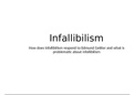 AS level Epistemology - Infallibilism - 'A' grade student