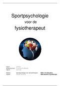 Moduleopdracht Sportpsychologie voor de fysiotherapeut