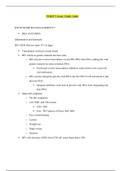 NUR2571 Exam 3 Material Notes / NUR 2571 Exam 3 Study Guide (Latest 2020): Professional Nursing II: Rasmussen College