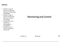 CHAPTER 3: MONITORING AND CONTROL (A level IT 9626)