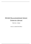 REVAKI Musculoskeletale Stelsel: partims Orthopedie Bovenste & Onderste Lidmaat (prof. dr. Jan Victor)