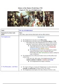 Study Guide: History of the Modern World since 1750