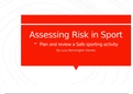 Unit 3 Assignment 3 Plan and Review a safe sporting session DISTINCTION