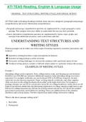 ATI TEAS Reading, English & Language Usage (COMPREHENSIVE GUIDE)