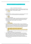 NR 224 FUNDAMENTAL EVOLV QUESTIONS & ANSWERS / NR224 FUNDAMENTAL EVOLV TEST BANK (LATEST, 2020): CHAMBERLAIN COLLEGE OF NURSING(Updated Complete Solutions, Already Graded A) 