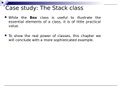 Stack Class, Method Overloading