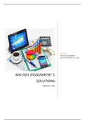 AIN1501 ASSIGNMENT 2 SOLUTIONS SEMESTER 2 2020