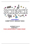SCIENCE CH 1 { CLASS 6 BEST NOTES }