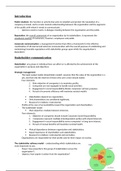 Summary Exam content Public Relations and Reputation Management