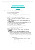 NUR 2115 Final Exam Study Guide Fundamentals of Professional Nursing Study Guide Latest Solution (VERIFIED) 