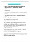 BIOS 242 Microbiology Final Exam Study Guide / BIOS242 Microbiology Final Exam Study Guide(V2,LATEST 2020): Chamberlain College of Nursing (Updated Complete Guide, Download to Score A)