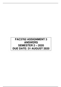 FAC3762 ASSIGNMENT 3 SUGGESTED ANSWERS | DUE 31 AUGUST 2020