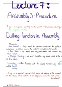 Assembly 3: Procedures