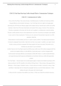 COM 325 Final Paper Resolving Conflict through Effective Communication Techniques.docx