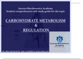 CARBOHYDRATE METABOLISM AND REGULATION