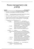 Uitgebreide samenvatting Procesmanagement  -  Boek: Procesmanagement in de praktijk
