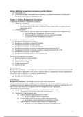 2 summaries Strategy Consulting - UvA MScBA (Grade: 9,3)