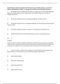 Sophia Milestone Adult Nursing (NUR 105) Med Surg test Latest Verified Questions and all Correct Answers with Explanations Chapter 34: Management of Patients with Hematologic Neoplasms
