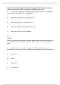 Sophia Milestone Adult Nursing (NUR 105) Med Surg test Latest Verified Questions and all Correct Answers with Explanations Chapter 39: Assessment of Musculoskeletal Function
