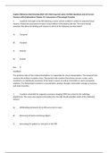 Sophia Milestone Adult Nursing (NUR 105) Med Surg test Latest Verified Questions and all Correct Answers with Explanations Chapter 65: Assessment of Neurologic Function