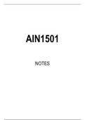 AIN1501 STUDY NOTES