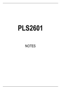 PLS2601 Summarised Study Notes