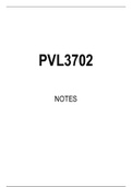 PVL3702 Summarised Study Notes