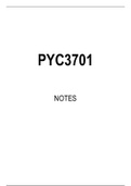 PYC3701 Summarised Study Notes