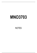MNO3703 STUDY NOTES