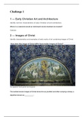 Art history 1 Challenges unit 3 Sophia Course_Answers | ART 101 Unit 3 Challenges(solutions).