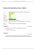 NURS 6512N-34, Advanced Health Assessment; Exam - Week 6 Midterm (100/100)