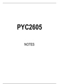 PYC2605 Summarised Study Notes