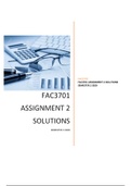FAC3701 ASSIGNMENT 2 SOLUTIONS SEMESTER 2 2020