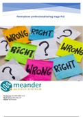 Praktijkleren PL4 Normatieve professionalisering&sol; Reflectie&Ethiek &lpar;Beoordeling 8&period;0&rpar;