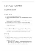 Topic 5 - Evolution and Biodiversity