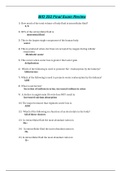 BIOS 252 FINAL EXAM / BIOS252  FINAL EXAM(LATEST,2020): Anatomy and Physiology II : Chamberlain College of Nursing (Updated Complete Solutions, Download to Score A)