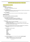 NUR2092 Health Assessment Exam 2 study guide Version 2 / NUR 2092 Health Assessment Test 2 study guide Version 2 (Latest): Rasmussen College (Best Preparation Document, Download to Achieve Grade A)