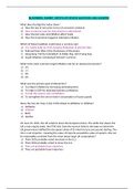 BLOOMBERG MARKET CERTIFICATE REVIEW QUESTIONS AND ANSWERS (Complete) 100%