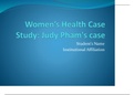 AA 1Womens Health Case Study Ms Pham case-|AA 1Womens Health Case Study completely Ela and to the point {