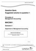 MAC2601 Solutions to Additional Practice Questions 2018