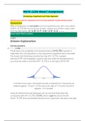 MATH 225N Week7 Assisgnment / MATH225 Week7 Assisgnment : Conducting a hypothesis test P-Value Approach (NEWEST, 2020): Chamberlain College of Nursing(Latest complete solution, Download to Score A)