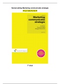 Samenvatting Marketing communicatiestrategie