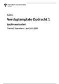 1 Operations - Integrerende opdracht 1- Aviation year 1