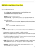 NR599 Informatics Midterm Review Sheet/NR 599 Midterm Exam Study Guide ( Version-2) , NR 599: Nursing Informatics for Advanced Practice: Chamberlain College of Nursing 